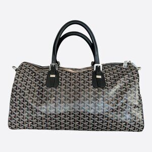 Goyard Black Boston 50 Duffel Bag